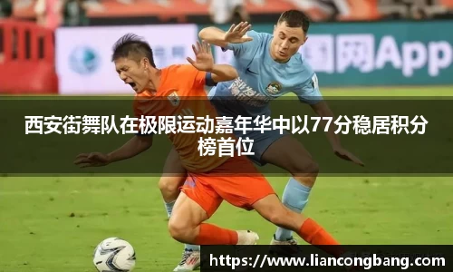 西安街舞队在极限运动嘉年华中以77分稳居积分榜首位